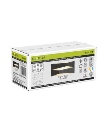 FUJI * APLIQUE LED 10W 3000K NEGRO